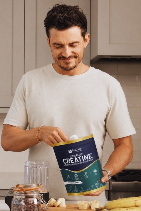 Customer holding wellness product