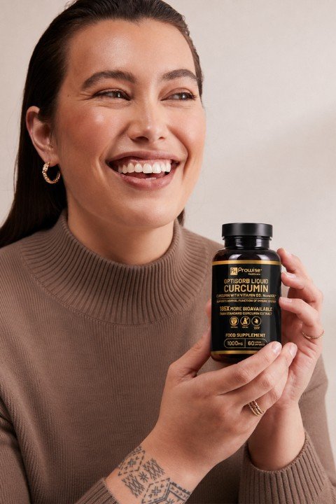 Customer with wellness product
