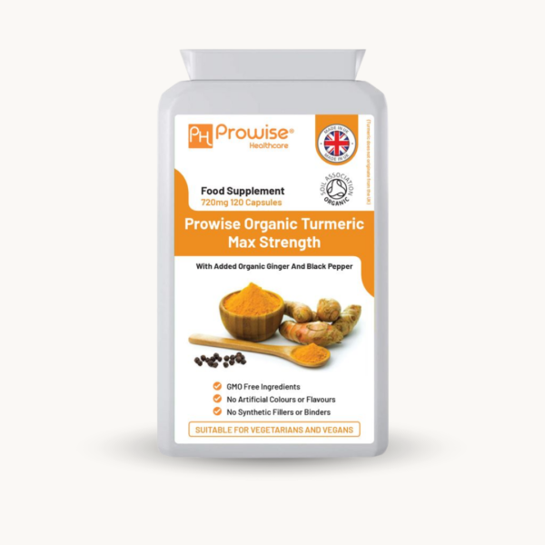 Organic Turmeric Curcumin 720mg – 120 Capsules