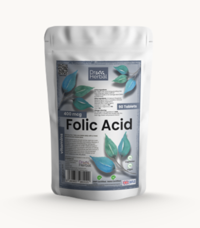 Folic Acid 400µg Tablets | Daily Wellness Support | Apples