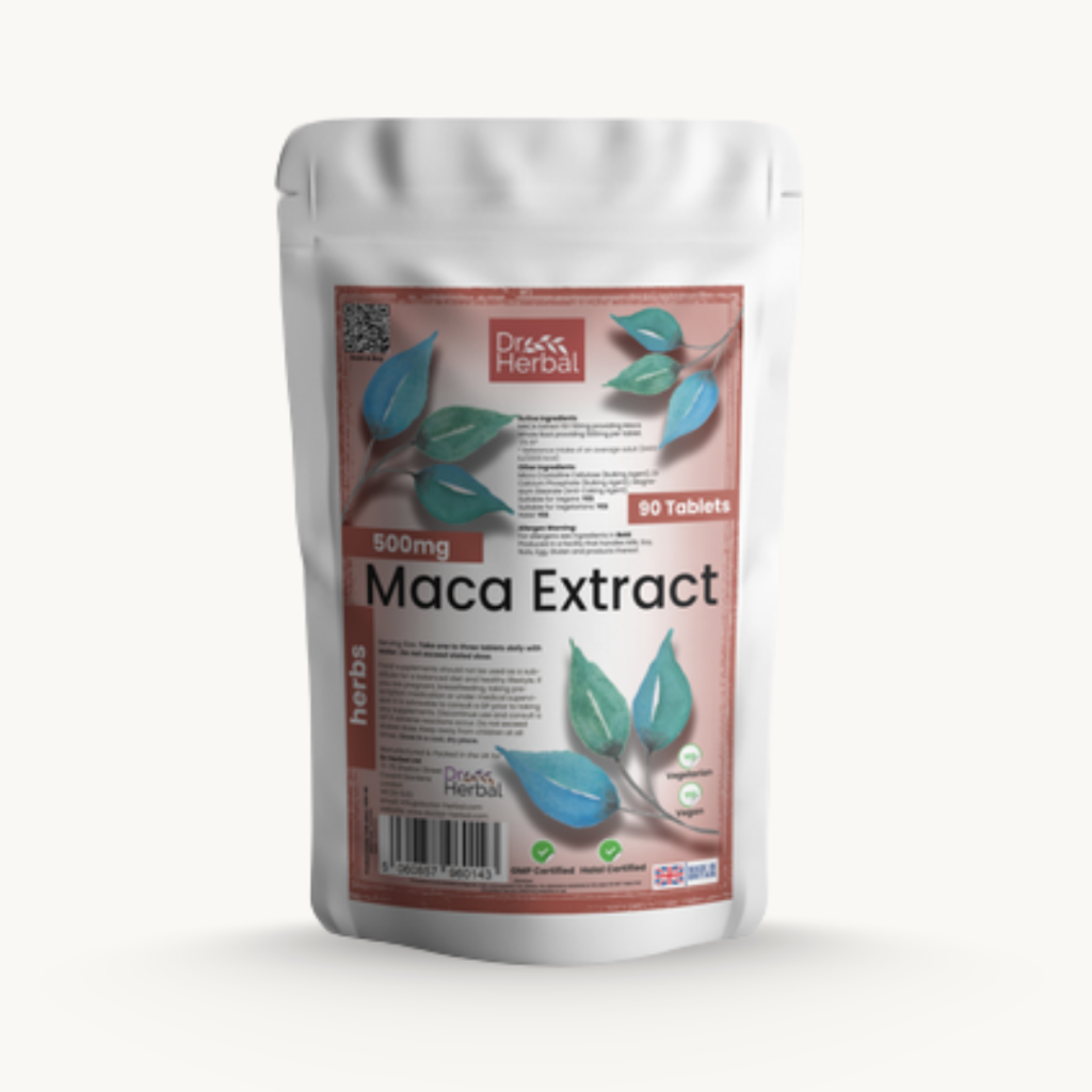 Maca Root Extract 500mg Tablets