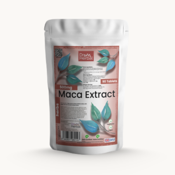 Maca Root Extract 500mg Tablets