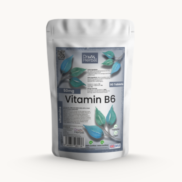 Vitamin B6 50mg Tablets