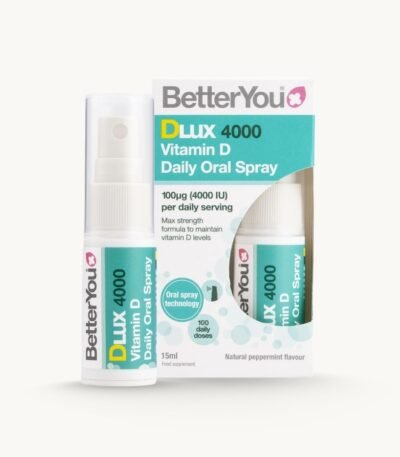 DLux 4000 Daily Vitamin D Oral Spray - Peppermint Flavour