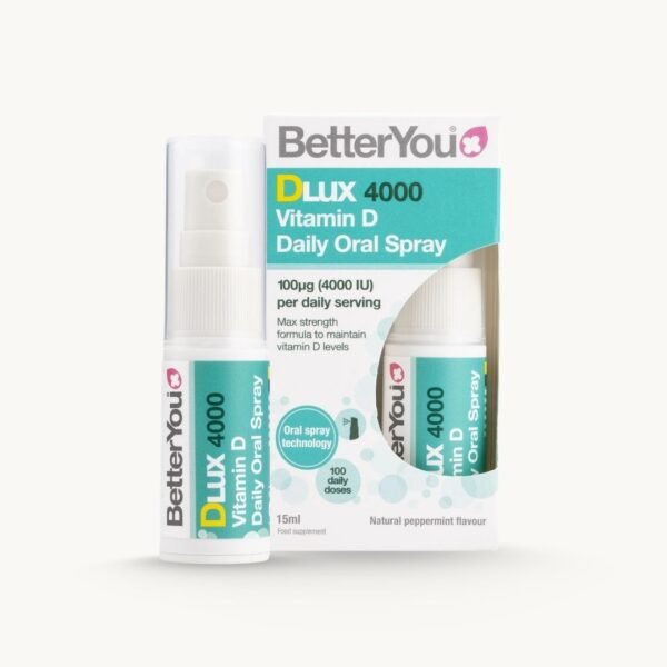 DLux 4000 Daily Vitamin D Oral Spray - Peppermint Flavour