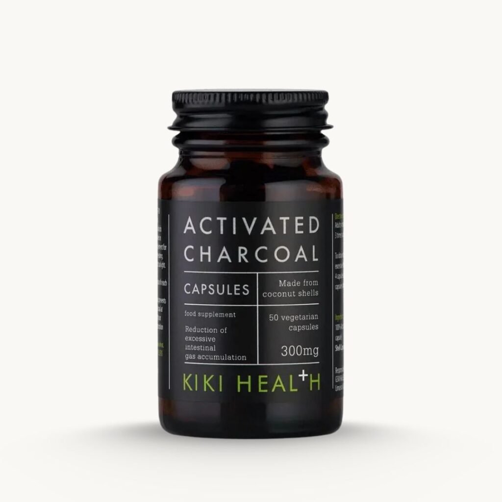 KIKI Health Activated Charcoal Capsules - 50 Capsules