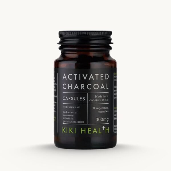 KIKI Health Activated Charcoal Capsules - 50 Capsules