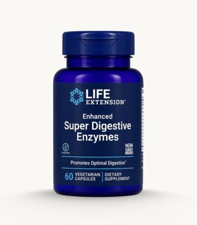 Life Extension Enhanced Super Digestive Enzymes 60 Vegetarian Capsules