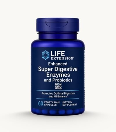 Life Extension Enhanced Super Digestive Enzymes & Probiotics - 60 Capsules