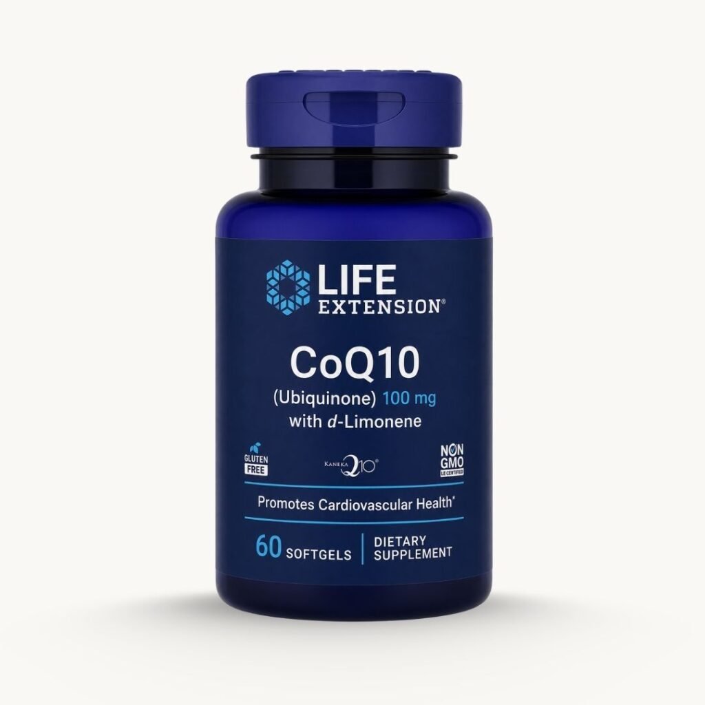 Life Extension Super-Absorbable CoQ10 with d-Limonene - 100mg - 60 Softgels