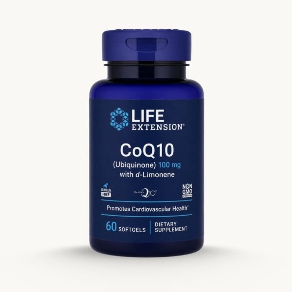 Life Extension Super-Absorbable CoQ10 with d-Limonene - 100mg - 60 Softgels