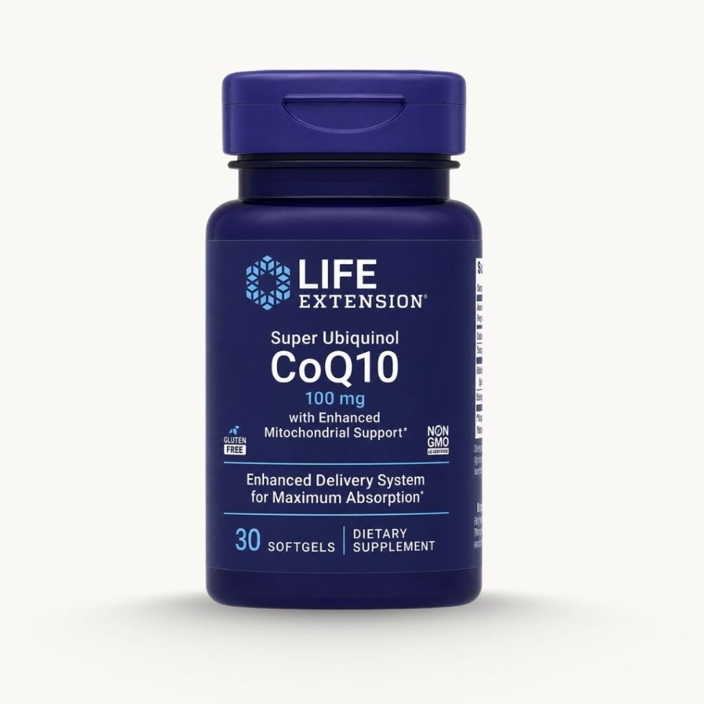Life Extension Super Ubiquinol CoQ10 with PrimaVie Shilajit - 100mg - 30 softgels