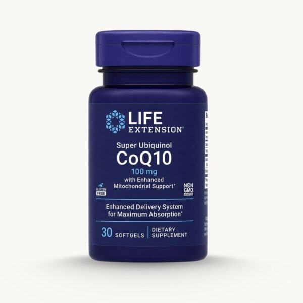 Life Extension Super Ubiquinol CoQ10 with PrimaVie Shilajit - 100mg - 30 softgels