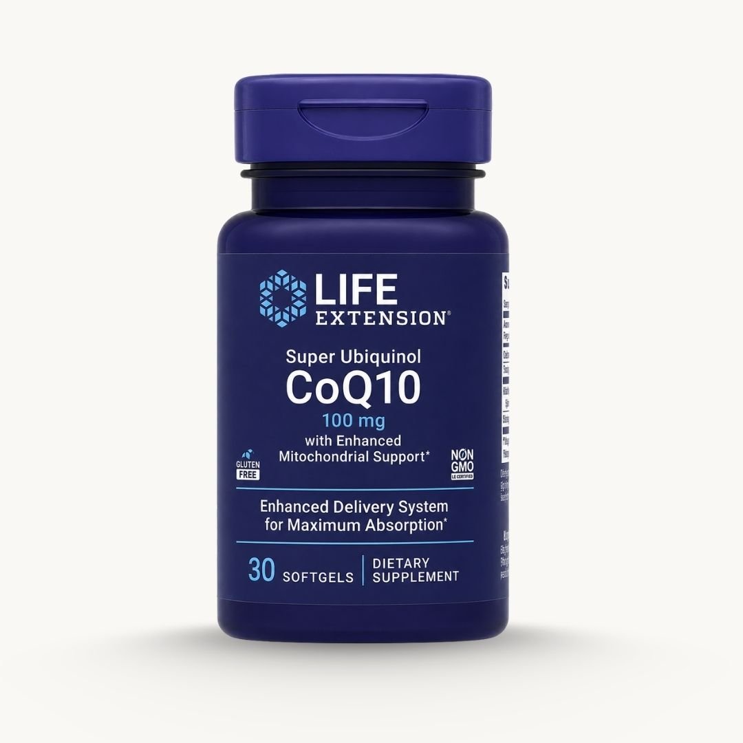 Life Extension Super Ubiquinol CoQ10 with PrimaVie Shilajit - 100mg - 30 softgels Life Extension Super Ubiquinol CoQ10 with PrimaVie Shilajit - 100mg - 30 softgels