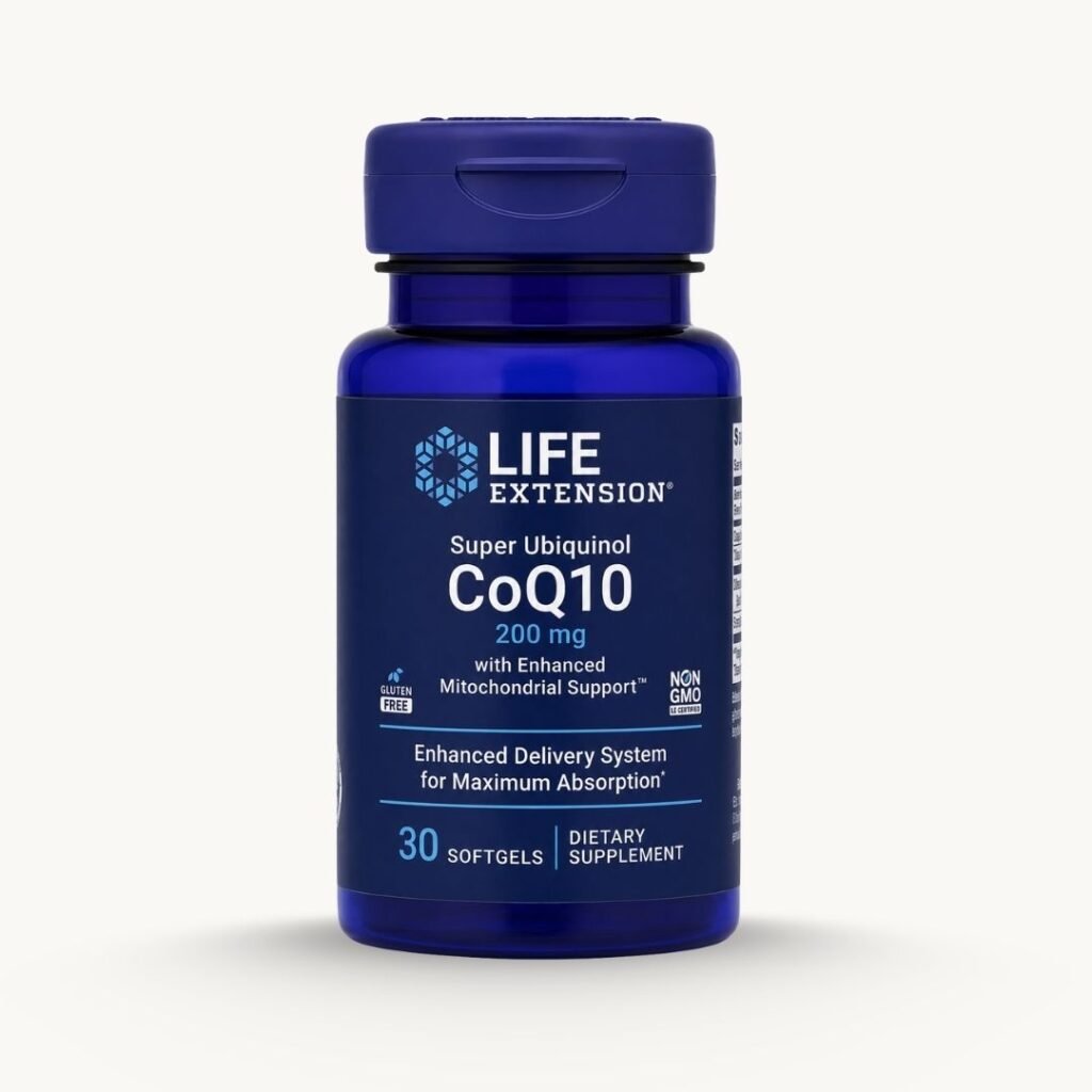Life Extension Super Ubiquinol CoQ10 with PrimaVie Shilajit - 200mg - 30 softgels