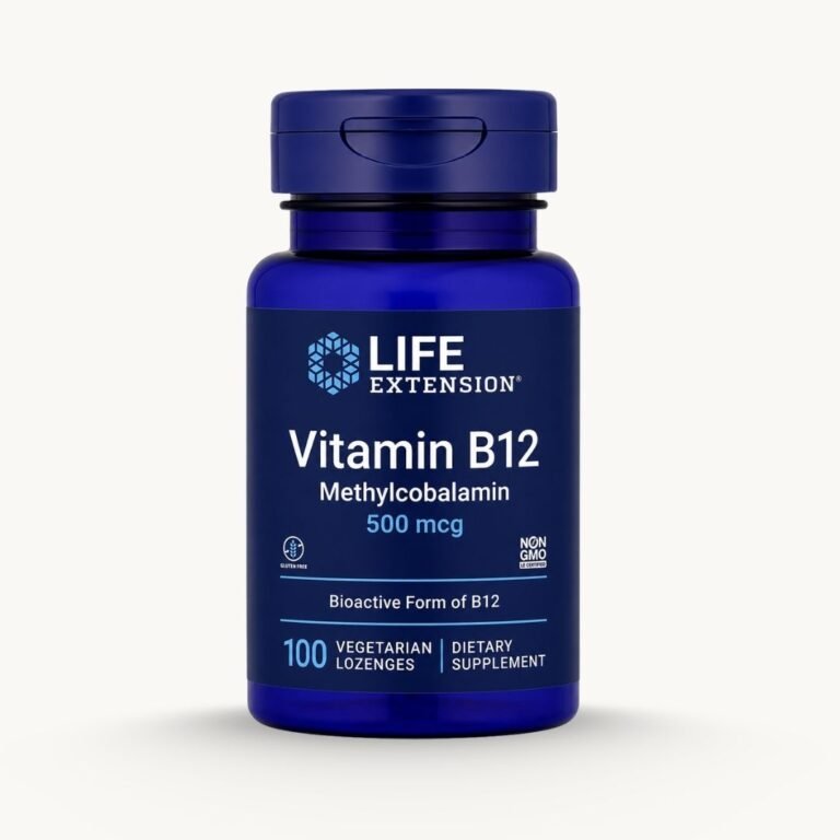 Life Extension Vitamin B12 Methylcobalamin - 500mcg - 100 Lozenges