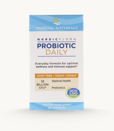 Nordic Naturals Nordic Flora Probiotic Daily 12 Billion CFU - 60 Vegan Capsules
