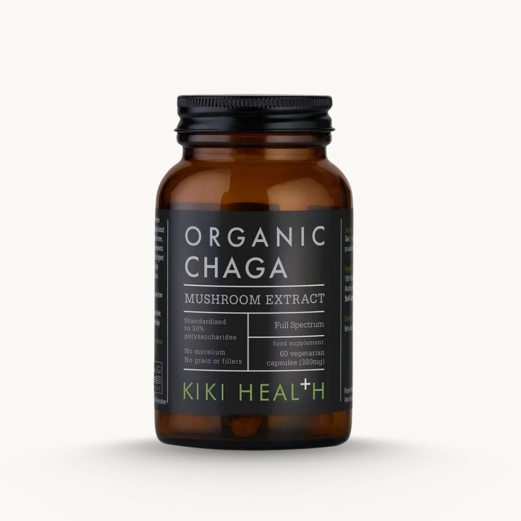Organic Chaga Mushroom Extract - 380mg - 60 Capsules