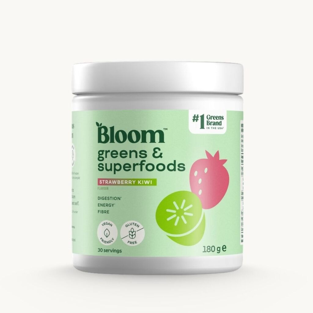 Bloom Greens & Superfoods Strawberry Kiwi – 180g