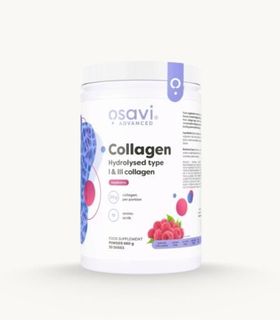 Hydrolysed Collagen Type I & III Powder - Raspberry - 660g