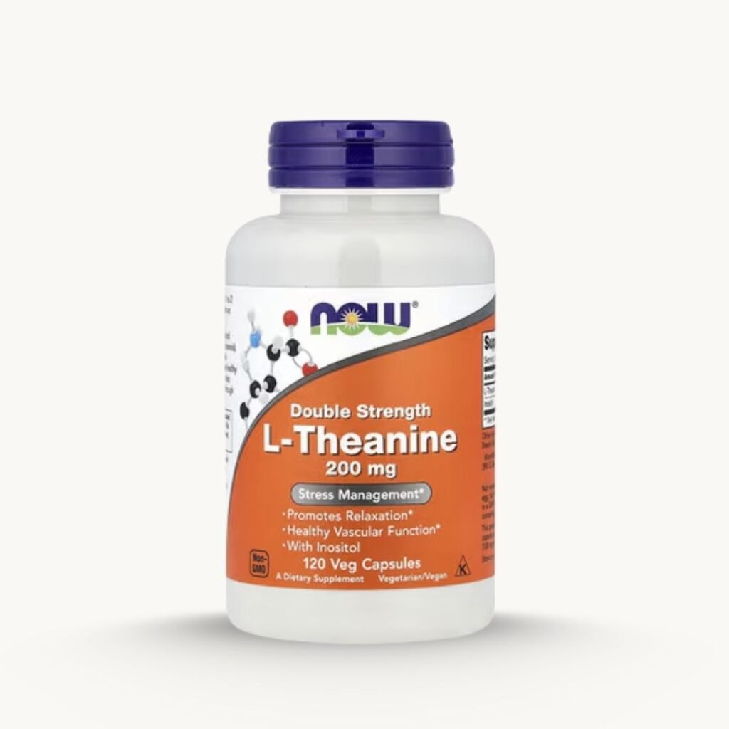 NOW Foods, L-Theanine - 120 Veg Capsules