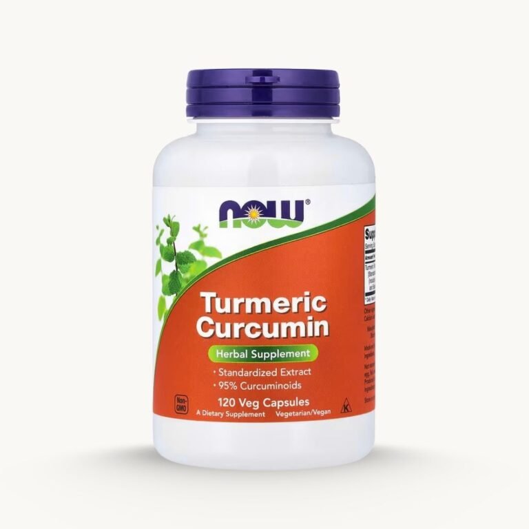 NOW Foods Turmeric Curcumin 120 Veg Capsules