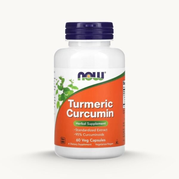 NOW Foods Turmeric Curcumin 60 Veg Capsules