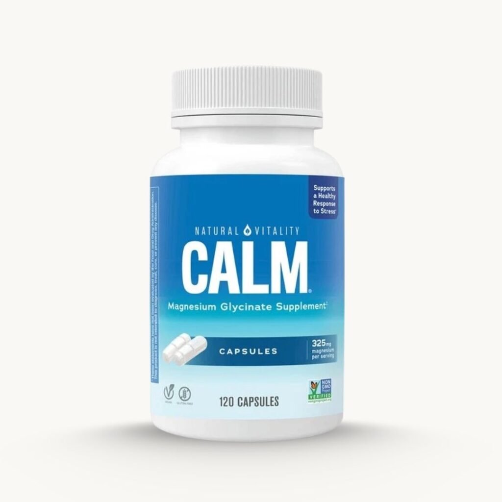 Natural Vitality Calm Magnesium Glycinate - Calm Magnesium Glycinate - 120 caps