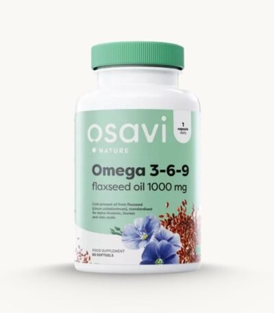 Omega 3-6-9 - Flaxseed Oil - 1000mg 60 Softgels