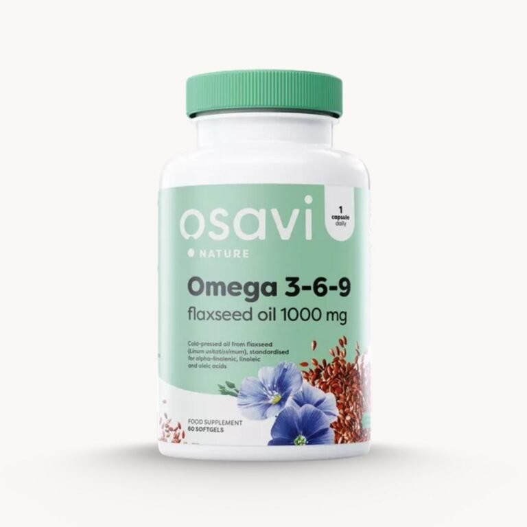 Omega 3-6-9 - Flaxseed Oil - 1000mg 60 Softgels