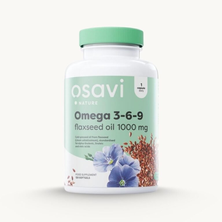 Omega 3-6-9 - Flaxseed Oil - 1000mg - 120 Softgels
