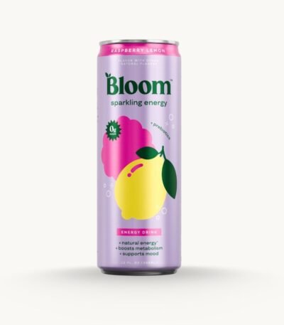 Sparkling Energy - 12 Cans - Raspberry Lemon Flavour