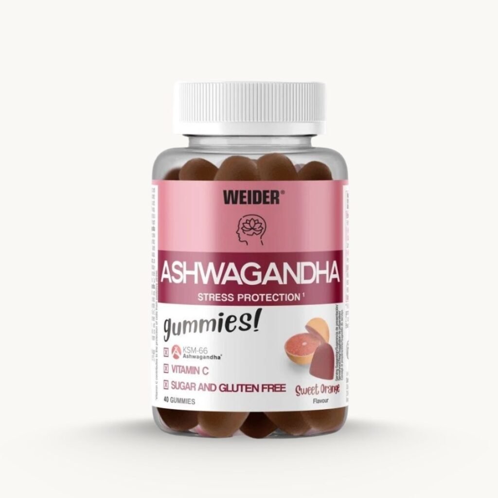 Weider Ashwagandha Gummies Sweet Orange 40 Gummies - Apples