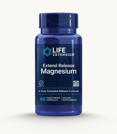 Life Extension Extend-Release Magnesium – 60 Vegetarian Capsules