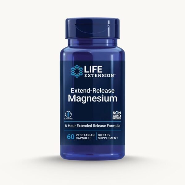 Life Extension Extend-Release Magnesium – 60 Vegetarian Capsules