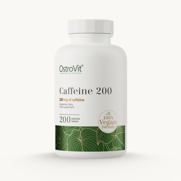 Caffeine Tablets 200mg – OstroVit – 200 Tablets