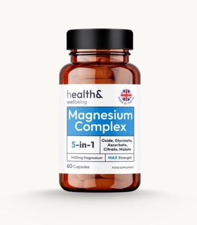 Magnesium Complex 5-in-1 – Health & Wellbeing – 60 Capsules