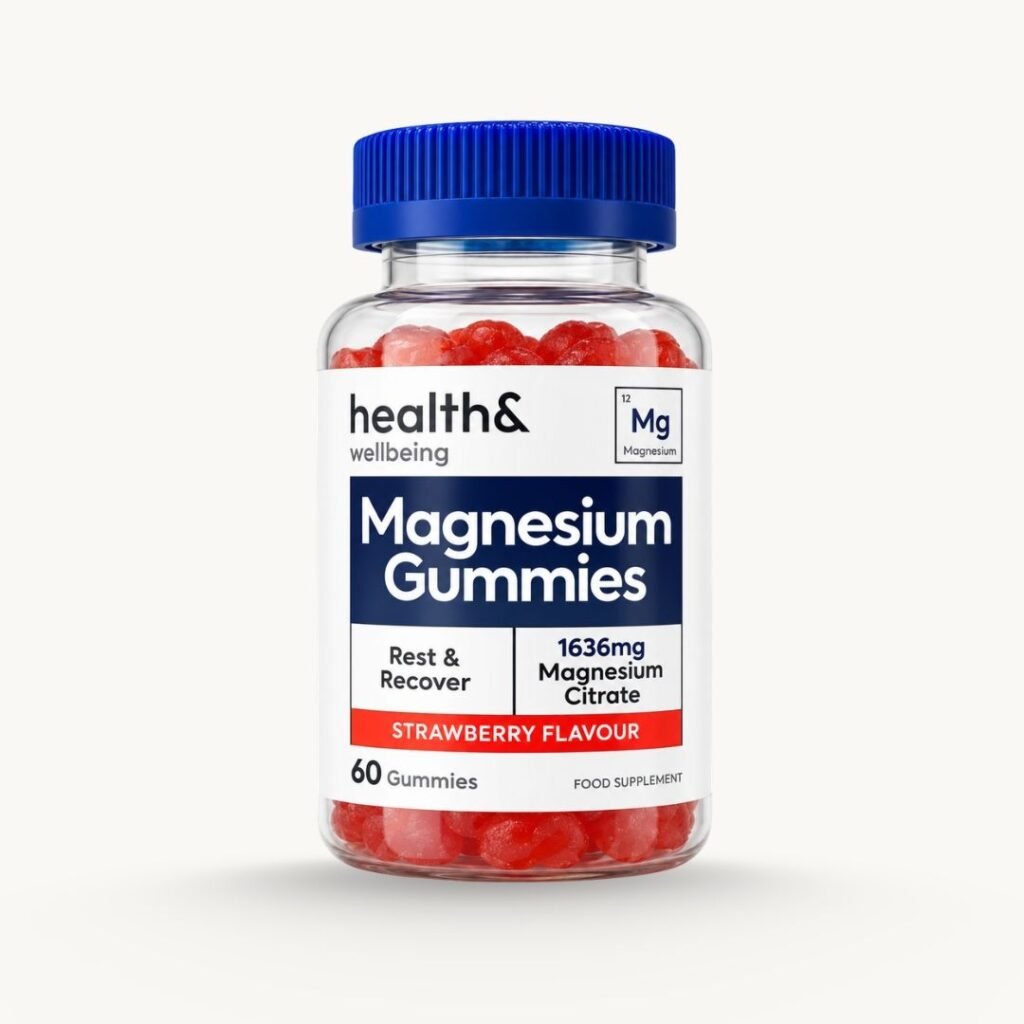 Magnesium Gummies – Strawberry – 60 Gummies