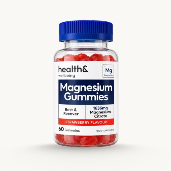 Magnesium Gummies – Strawberry – 60 Gummies