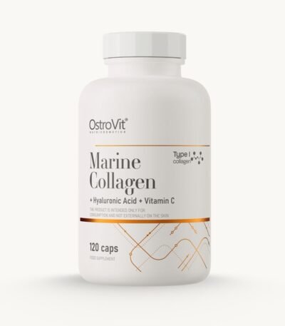 Marine Collagen + Hyaluronic Acid + Vitamin C - 120 Capsules
